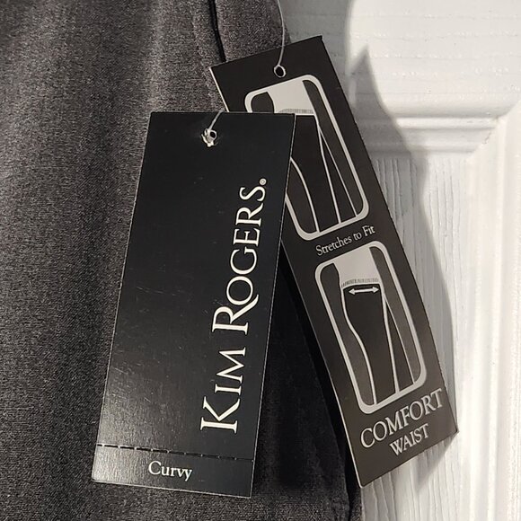 NWT Kim Rogers Curvey Comfort Waist Straight Leg - Size: 20W - Short - Picture 4 of 5